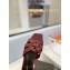 Saint Laurent Tribute Flat Mules Slide Sandals in Smooth Leather 571952 Burgundy