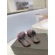 Saint Laurent Tribute Flat Mules Slide Sandals in Smooth Leather 571952 Burgundy