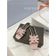 Saint Laurent Tribute Flat Mules Slide Sandals in Smooth Leather 571952 Pink