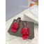 Saint Laurent Tribute Flat Mules Slide Sandals in Patent Leather 571952 Red