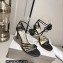 Jimmy Choo Heel 8cm Antia Sandals Black 2023