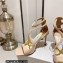 Jimmy Choo Heel 8.5cm Azia Sandals Patent Nude 2023
