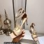 Jimmy Choo Heel 8.5cm Azia Sandals Patent Nude 2023