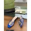 Gucci Heel 4.5cm Slide Sandals Blue with crystals Interlocking G 2023