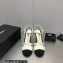 Chanel Heel CC Logo Lambskin and Grosgrain Open Shoes G39016 White 2023