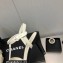 Chanel Heel CC Logo Lambskin and Grosgrain Open Shoes G39016 White 2023