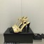 Chanel Heel CC Logo Lambskin and Grosgrain Open Shoes G39016 Beige 2023