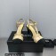 Chanel Heel CC Logo Lambskin and Grosgrain Open Shoes G39016 Beige 2023