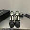 Chanel Heel CC Logo Lambskin and Grosgrain Open Shoes G39016 Black 2023