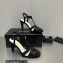 Chanel Heel CC Logo Lambskin and Grosgrain Open Shoes G39016 Black 2023