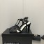 Chanel Heel CC Logo Lambskin and Grosgrain Open Shoes G39016 Black 2023