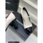 Chanel Heel Patent Leather Pumps White 2023