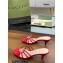 Gucci Heel 4.5cm Slide Sandals Red with crystals Interlocking G 2023