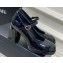 Chanel Heel Patent Leather Pumps Black 2023