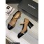 Chanel Heel Patent Leather Pumps Apricot 2023