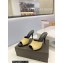 Saint Laurent Heel 10cm La 16 Mules Raffia