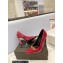 Saint Laurent Heel 10.5cm Severine Pumps Patent Red