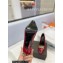 Saint Laurent Heel 10.5cm Severine Pumps Patent Red