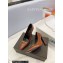 Saint Laurent Heel 10.5cm Severine Pumps Crocodile-embossed Brown