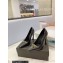 Saint Laurent Heel 10.5cm Severine Pumps Crocodile-embossed Black