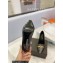 Saint Laurent Heel 10.5cm Severine Pumps Crocodile-embossed Black