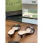 Gucci Heel 4.5cm Slide Sandals Black with crystals Interlocking G 2023