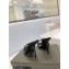 Saint Laurent Heel 10cm Crystal Mules Gray