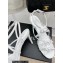 Chanel Heel 7cm CC Logo and Camellia Sandals White 2023