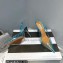 Aquazzura Heel 10.5cm PVC Starburst Crystal Slingback Pumps Blue 2023