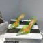 Aquazzura Heel 8.5cm PVC Yes Darling Crystal Slingback Pumps Green 2023