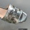 Gucci Heel 8.5cm Platform 2.5cm Interlocking G studs Sandals 719844 Silver 2023