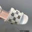 Gucci Heel 8.5cm Platform 2.5cm Interlocking G studs Sandals 719844 White 2023