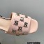Gucci Heel 8.5cm Platform 2.5cm Interlocking G studs Sandals 719844 Pink 2023