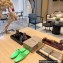 Balenciaga Heel 2.5cm Cosy Cagole Mules Green 2023