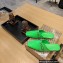 Balenciaga Heel 2.5cm Cosy Cagole Mules Green 2023
