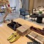 Balenciaga Heel 2.5cm Cosy Cagole Mules Gold 2023
