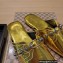 Balenciaga Heel 2.5cm Cosy Cagole Mules Gold 2023