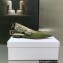 Dior J'Adior Slingback Ballerina Flats in Green Embroidered Cotton 2023