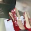 Dior Heel 6.5cm J'Adior Slingback Pumps in Red Embroidered Cotton 2023