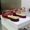 Dior J'Adior Slingback Ballerina Flats in Red Embroidered Cotton 2023