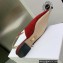 Dior J'Adior Slingback Ballerina Flats in Red Embroidered Cotton 2023