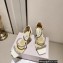 Jimmy Choo Heel 10cm Bing Sandals White with Crystal Straps 2023