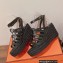 Hermes Heel 8.5cm Platform 5cm Catalya Wedge Espadrilles All Black 2023