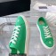 Chanel Front CC Logo Canvas Sneakers Green 2023