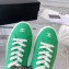 Chanel Front CC Logo Canvas Sneakers Green 2023
