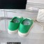 Chanel Front CC Logo Canvas Sneakers Green 2023