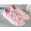 Chanel Front CC Logo Canvas Sneakers Pink 2023