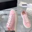 Chanel Front CC Logo Canvas Sneakers Pink 2023