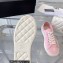 Chanel Front CC Logo Canvas Sneakers Pink 2023