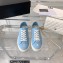 Chanel Front CC Logo Canvas Sneakers Blue 2023
